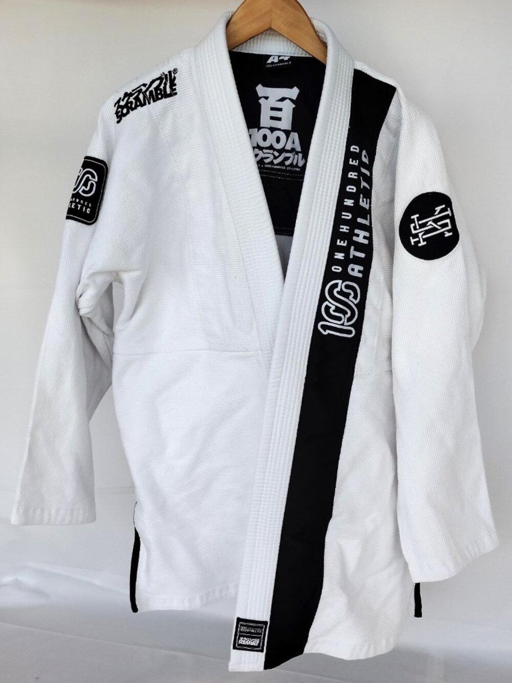 Scramble x OneHundred Athletic A4 Kimono Gi Top White
